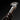 Metz Sword Shaving razor held by a hand against a dark background